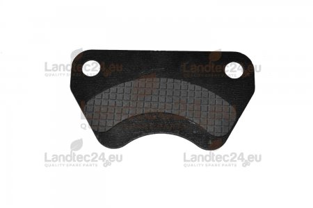 Brake lining with coating on both sides