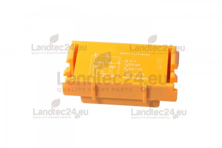 Front picture of switches made of plastic, colour orange