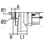 Alternator 14V-120A suitable for Steyr, Case IH, McCormick