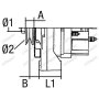 Alternator 12V-120A compatible with Valmet/Valtra tractors