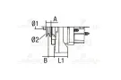 Sketch of alternator with the different dimensions