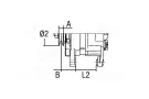 Alternator 14V-70A MASSEY FERGOUSON, JCB, LANDINI tractors