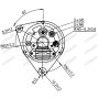 Alternator 14V-33A Compatible for Fendt and Zetor