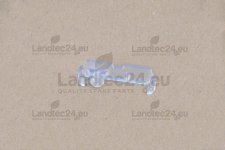 Brush holder for D9 seed drill made of transparent plastic