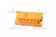Front picture of switches made of plastic, colour orange